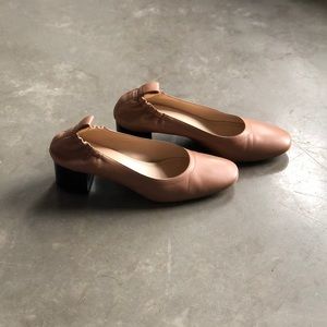 Everlane day heel in pecan size 8.5